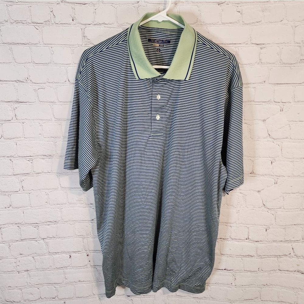 Men's Heritage Cross "Euro Tech" golf polo, size XL